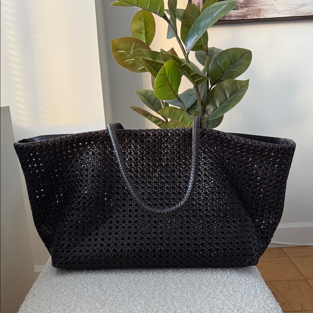 Madewell Handwoven Cane Tote